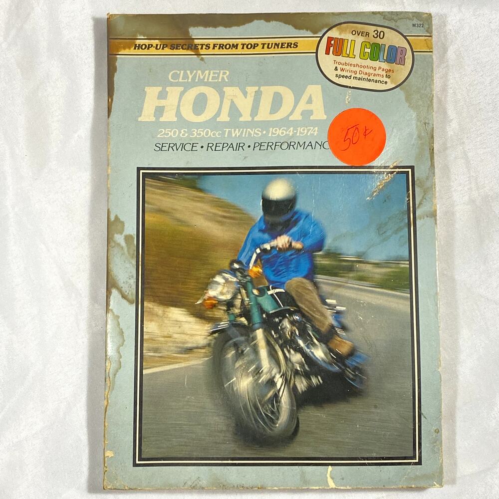 Clymer Honda 250 350cc Twins Service Repair Manual 1964 1974 Book M322